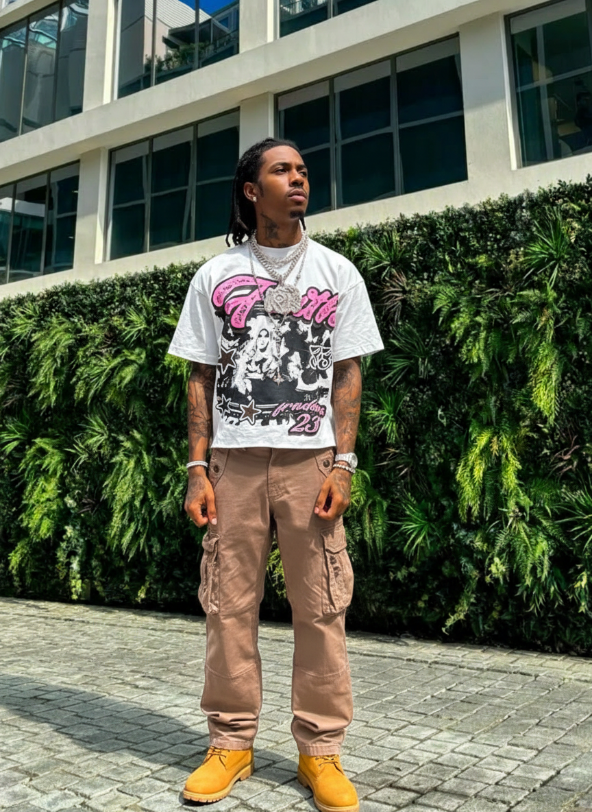 Starlight Hustle Oversized Graphic Tee